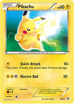 Pikachu - BW54 card image