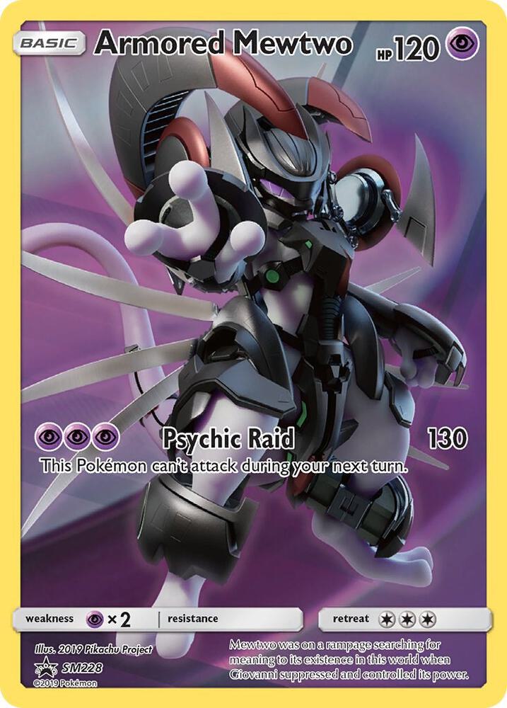 Armored Mewtwo - SM228 card image