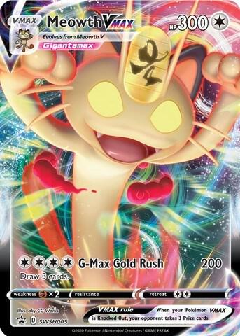 Meowth VMAX - SWSH005 card image