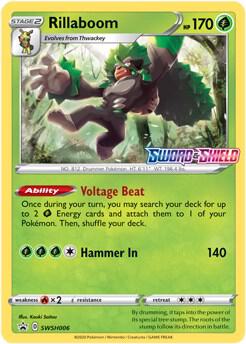 Rillaboom - SWSH006 (Prerelease) card image