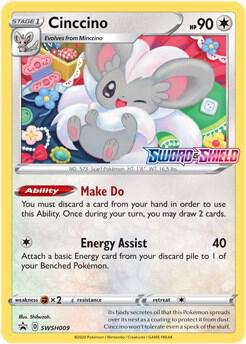 Cinccino - SWSH009 (Prerelease) card image