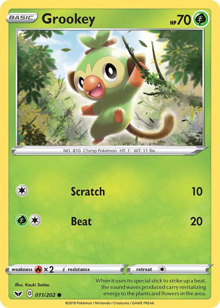 Grookey (011) card image