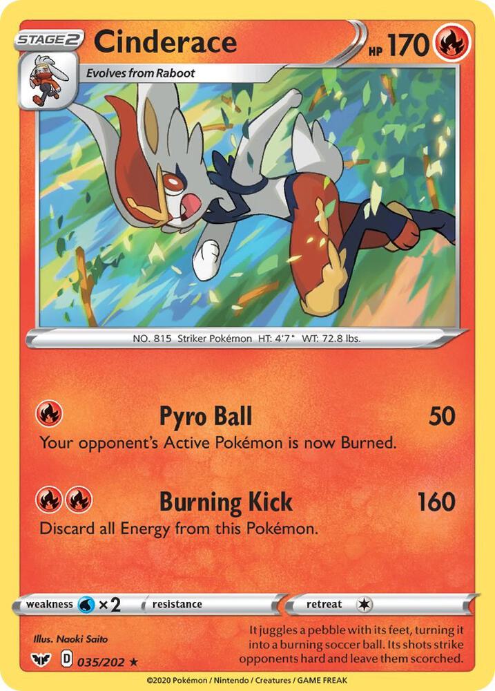 Cinderace (035) card image