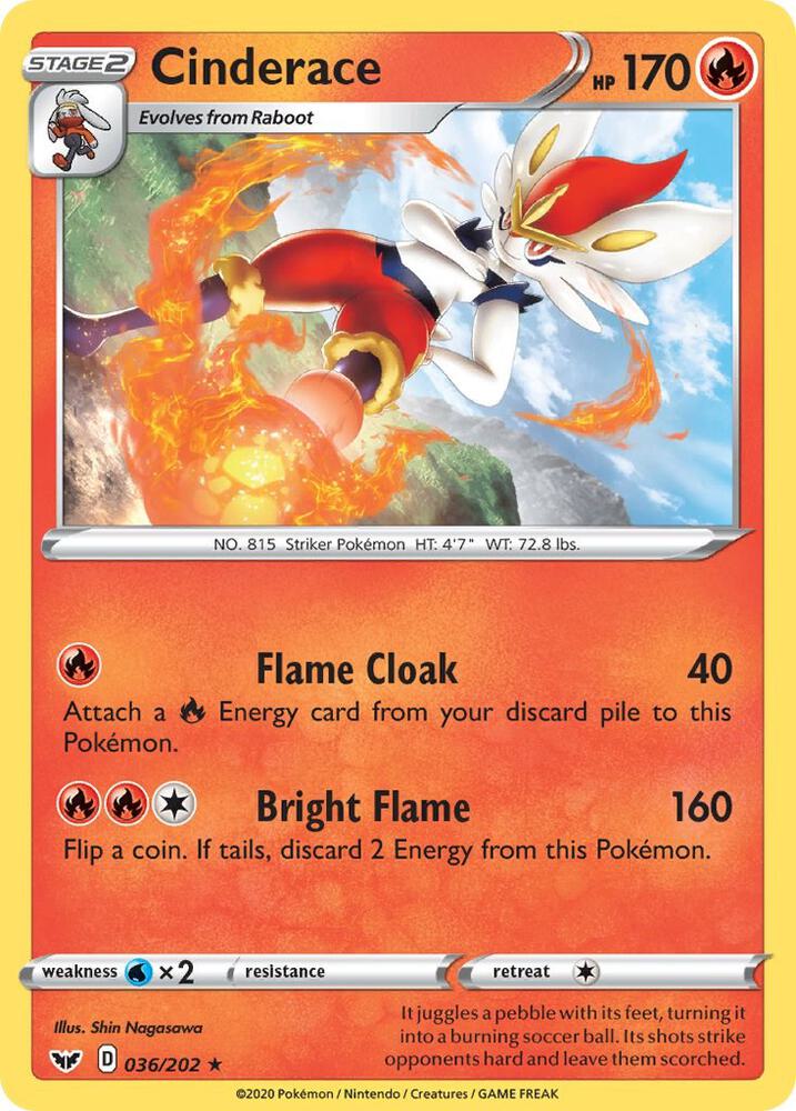 Cinderace (036) card image