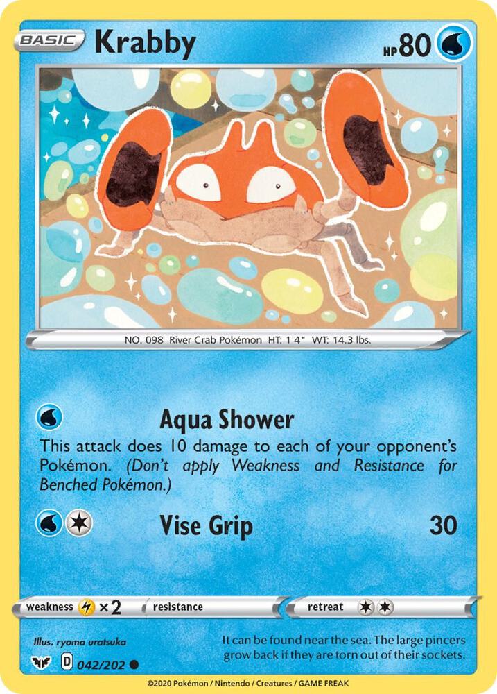 Krabby (042) card image