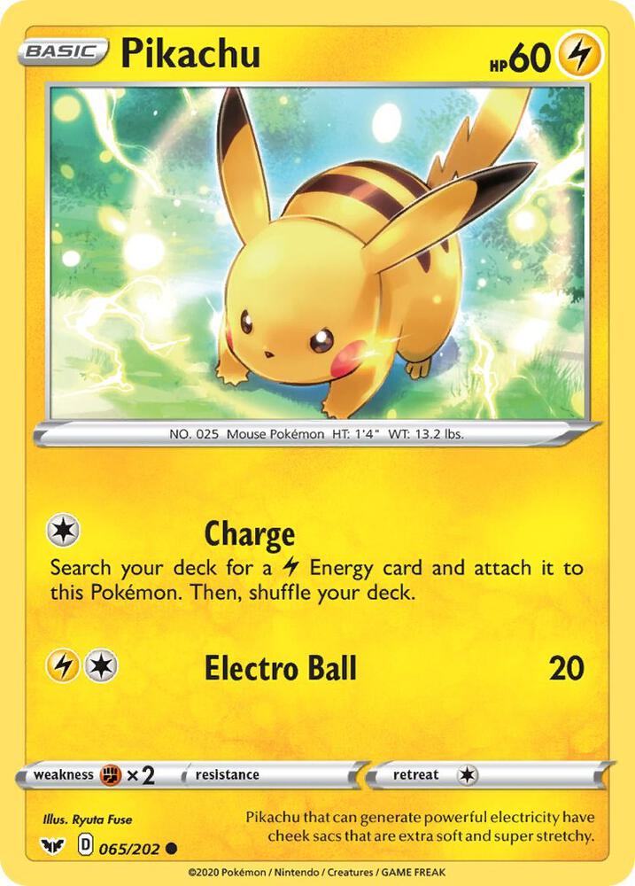 Pikachu card image