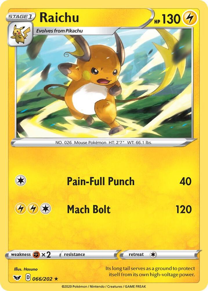 Raichu card image