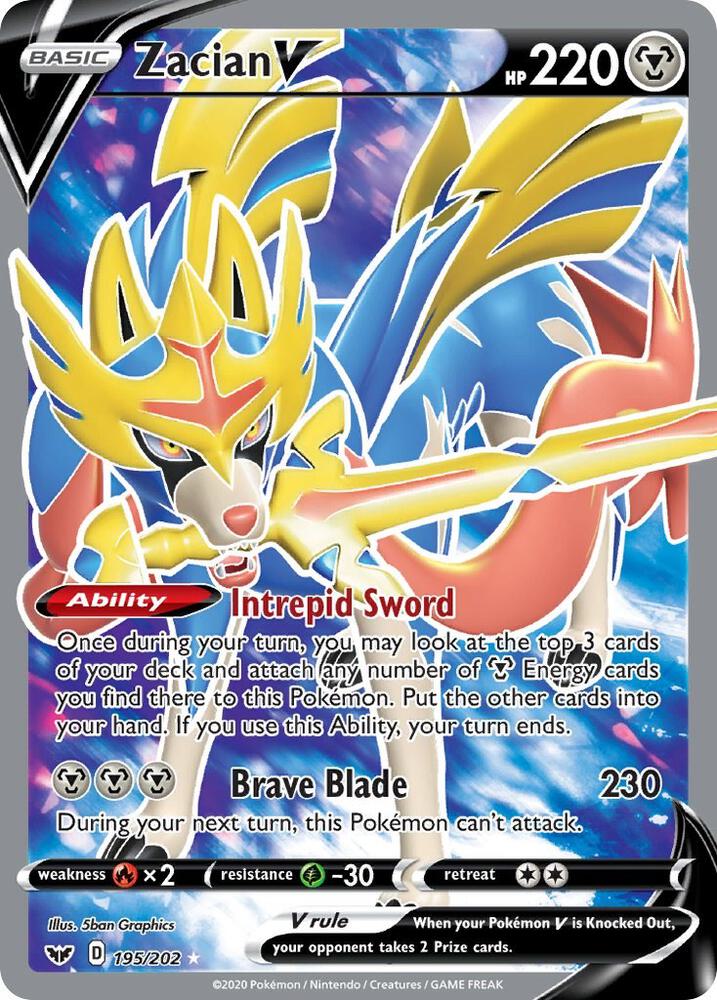 Zacian V (Full Art) card image