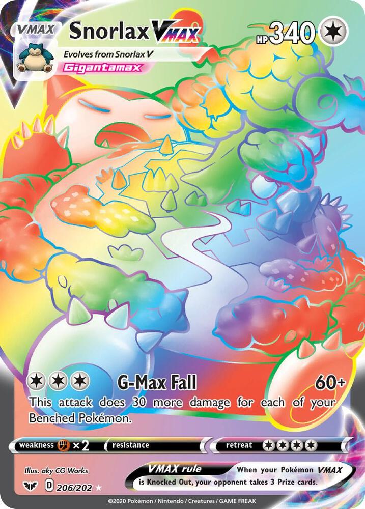 Snorlax VMAX (Secret) card image