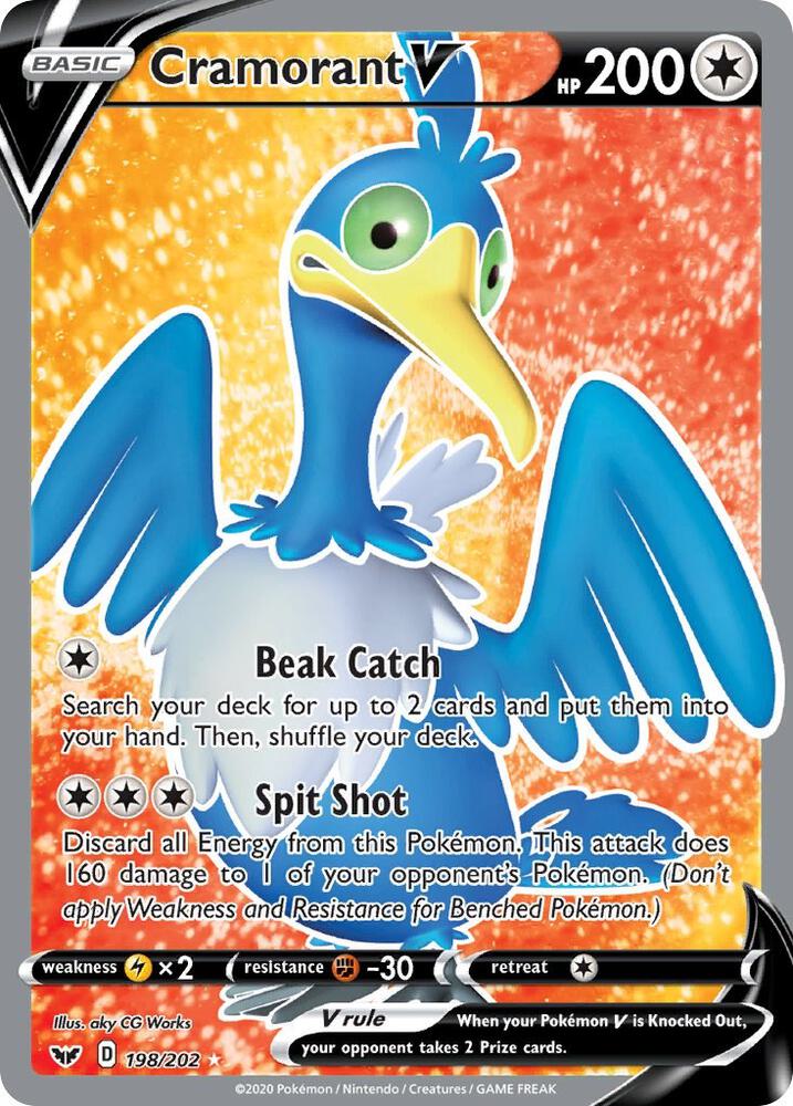 Cramorant V (Full Art) card image