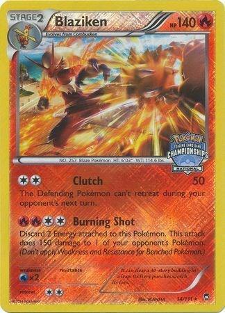 Blaziken - 14/111 (National Championships) card image