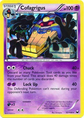 Cofagrigus - 52/108 (Cracked Ice Holo) card image