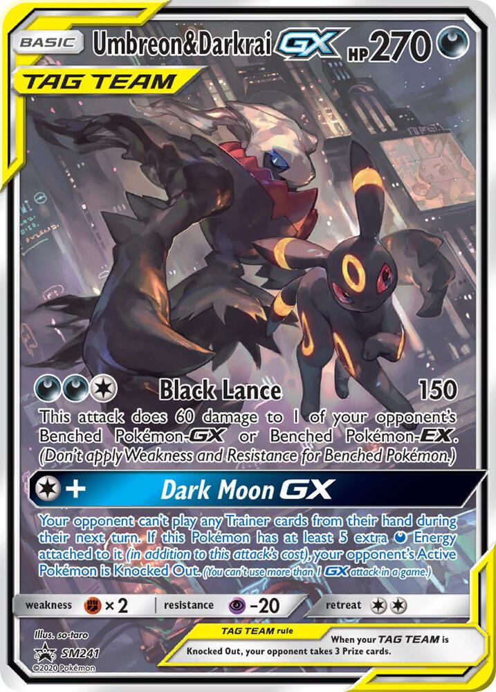 Umbreon & Darkrai GX - SM241 card image