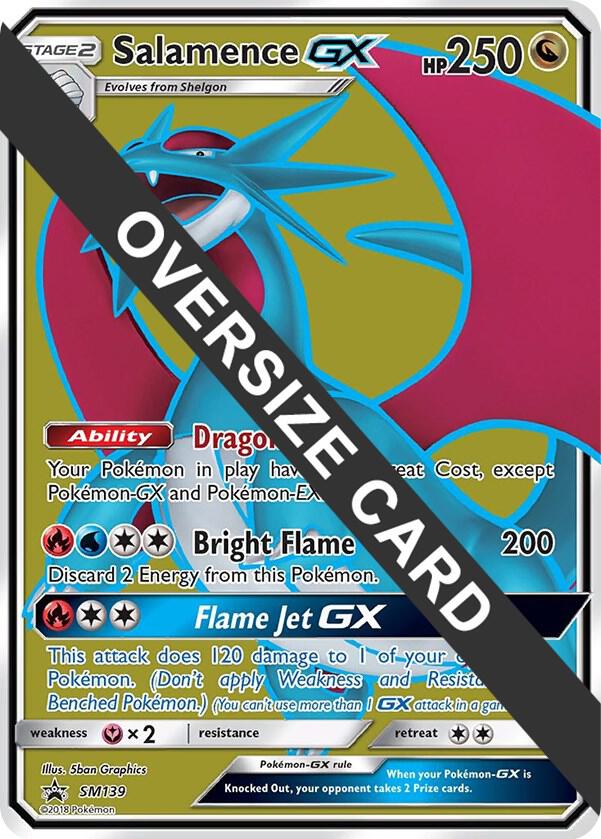 Salamence GX - SM139 (SM Black Star Promo) card image