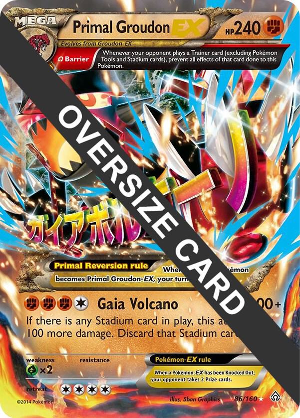 Primal Groudon EX - 86/160 card image