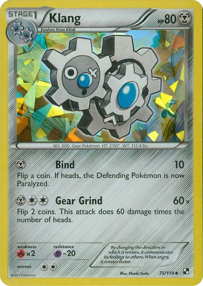 Klang - 75/114 (Cracked Ice Holo) card image