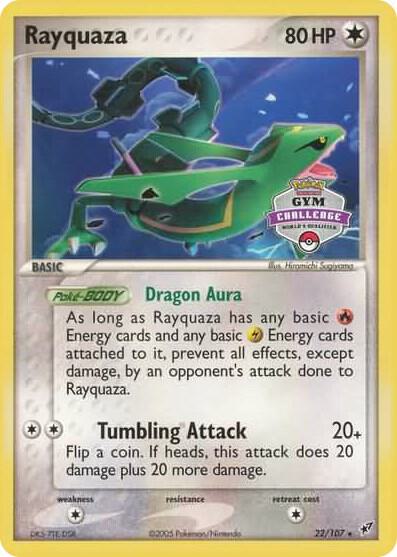Rayquaza - 22/107 (2004-2005 Gym Challenge) card image