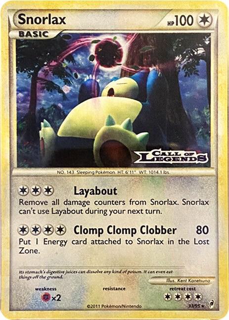 Snorlax - 33/95 (Prerelease) card image