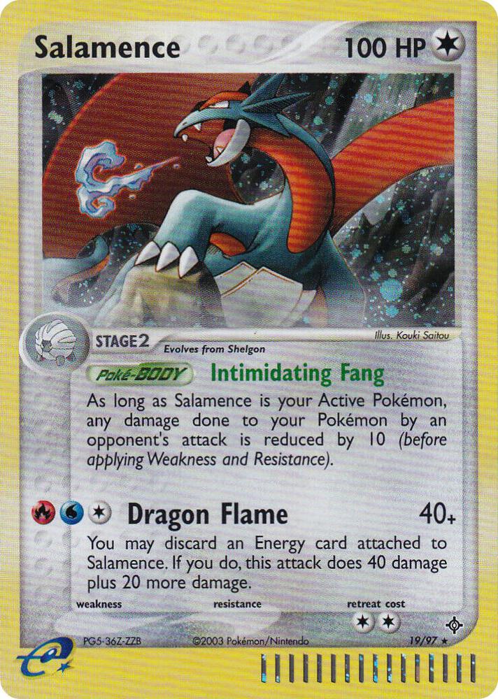 Salamence - 19/97 (e-League) card image