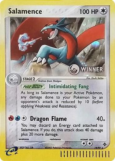 Salamence - 19/97 (e-League) [Winner] card image