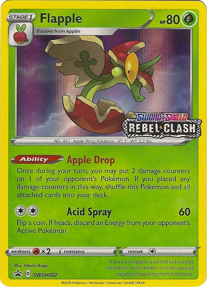 Flapple - SWSH022 (Prerelease) card image