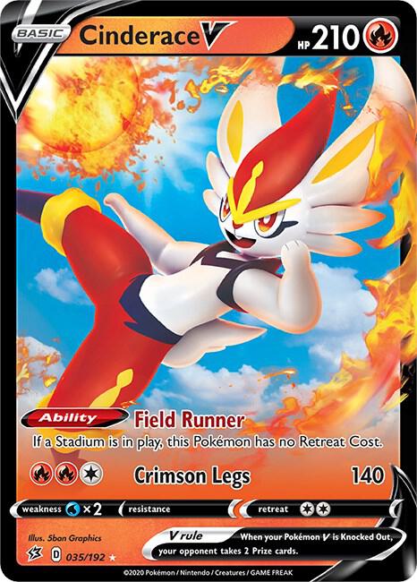 Cinderace V card image