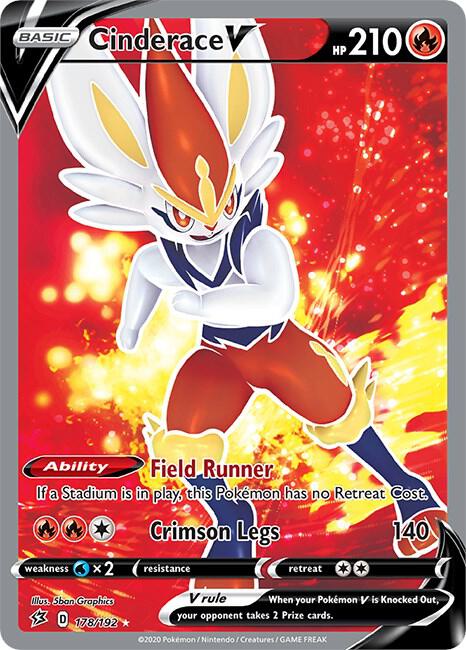 Cinderace V (Full Art) card image