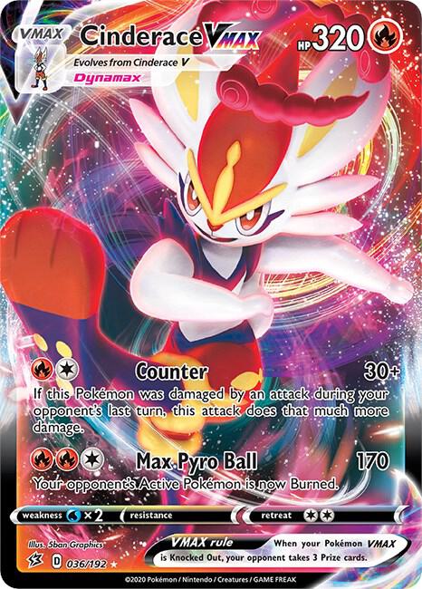 Cinderace VMAX card image