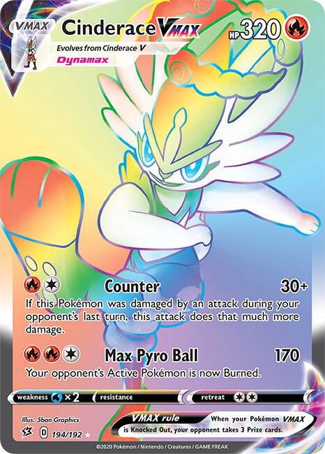 Cinderace VMAX (Secret) card image