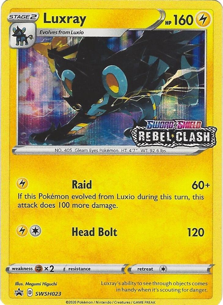 Luxray - SWSH023 (Prerelease) card image