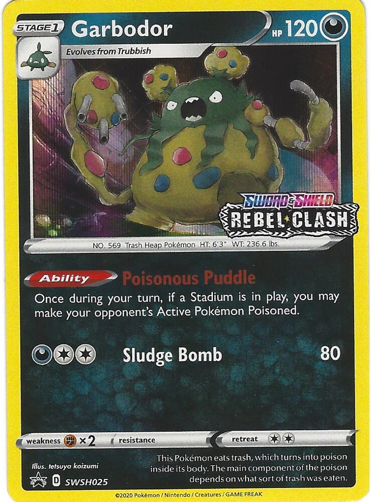 Garbodor - SWSH025 (Prerelease) card image