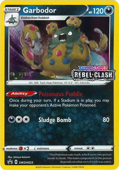 Garbodor - SWSH025 (Prerelease) [Staff] card image