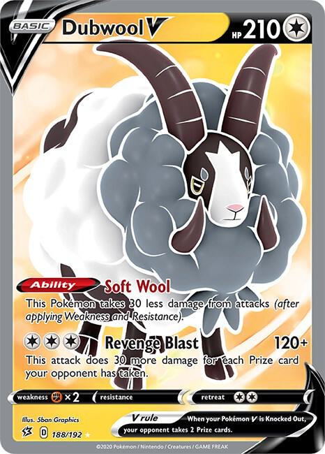 Dubwool V (Full Art) card image