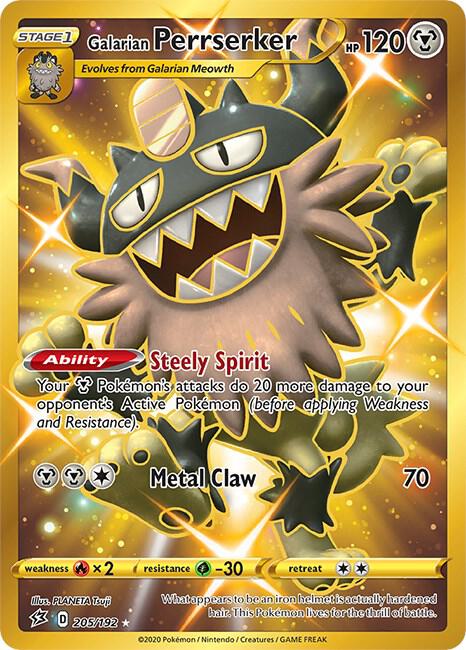 Galarian Perrserker (Secret) card image