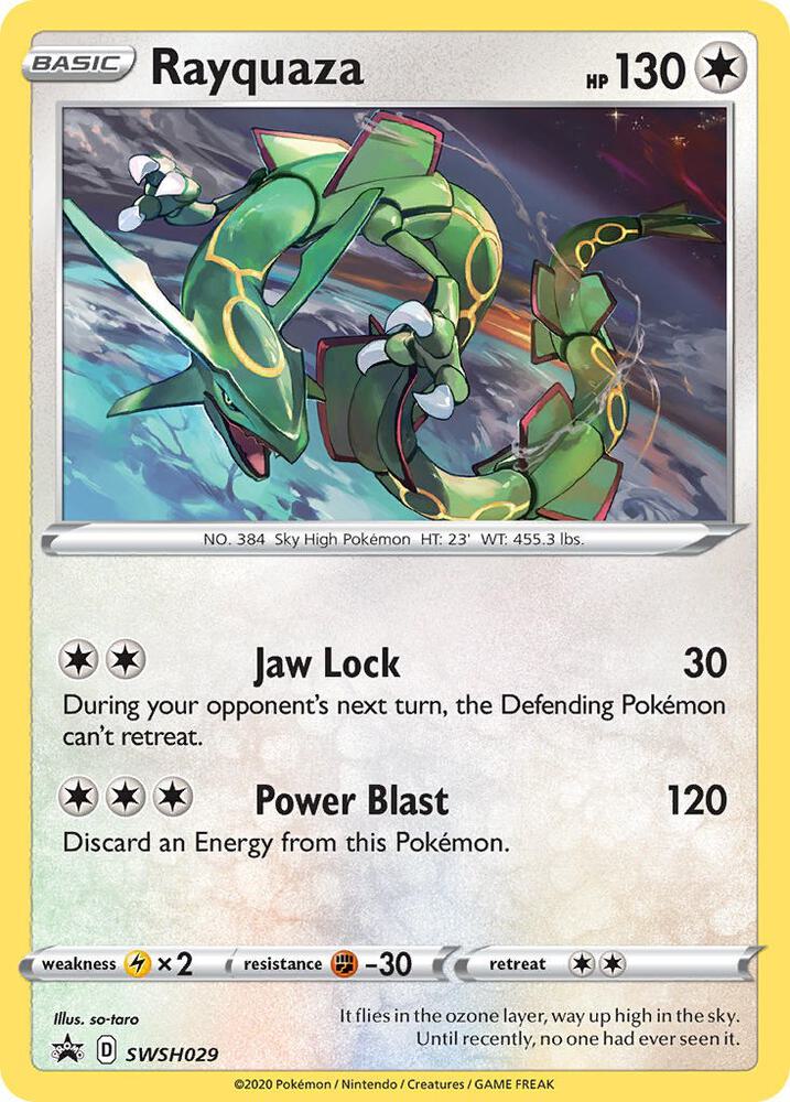 Rayquaza - SWSH029 card image