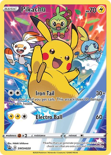 Pikachu - SWSH020 card image