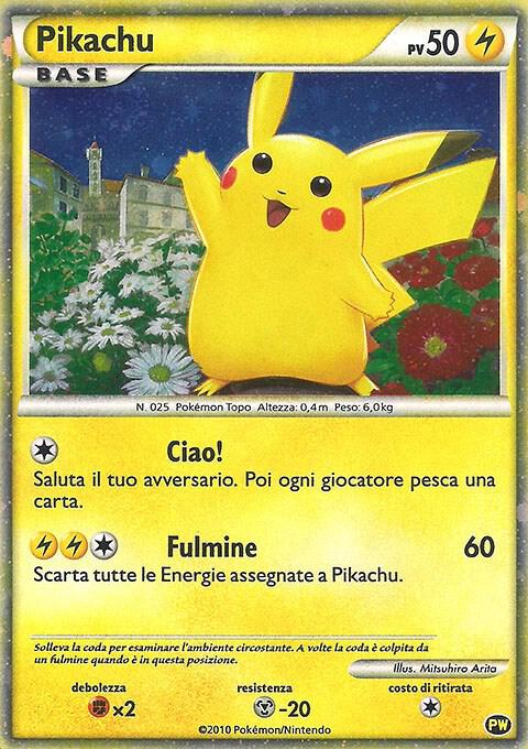 Pikachu (Italian) card image