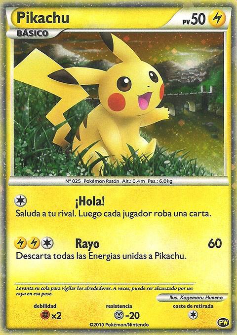 Pikachu (Spanish) card image