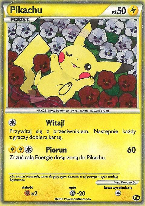 Pikachu (Polish) card image