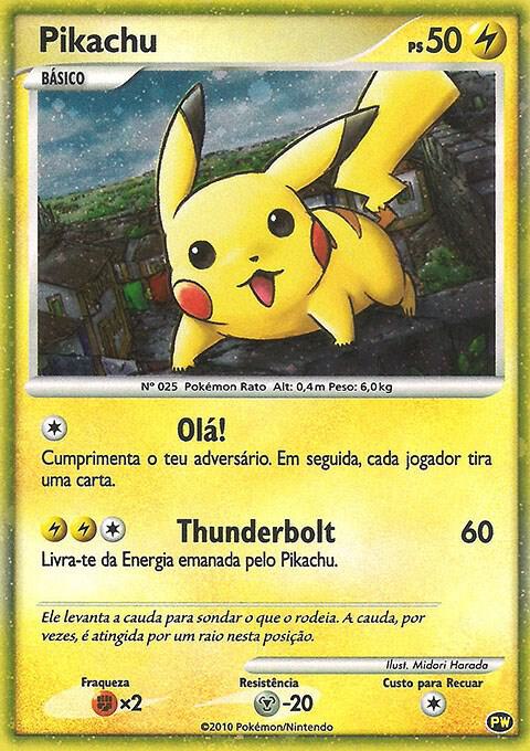 Pikachu (Portuguese) card image