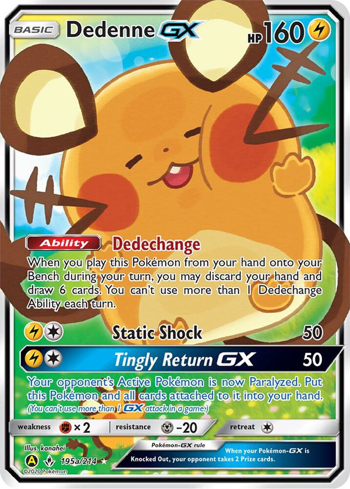 Dedenne GX - 195a/214 card image