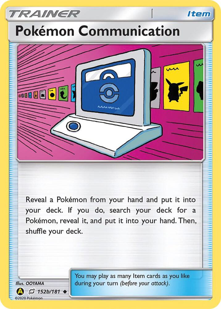Pokemon Communication - 152b/181 card image