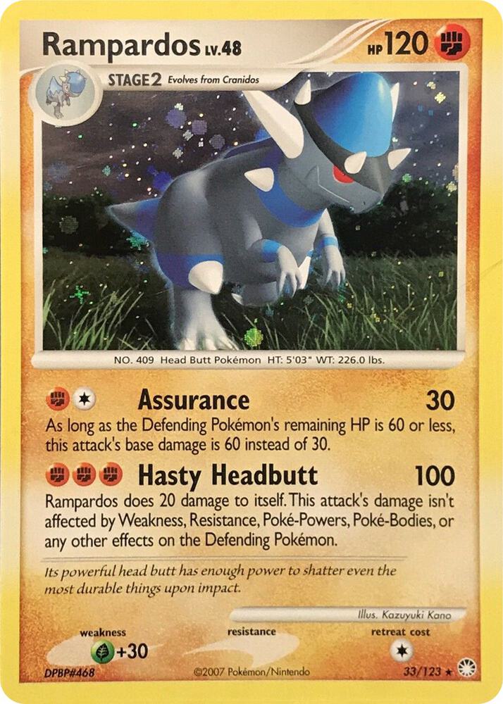 Rampardos - 33/123 (Cosmos Holo) card image