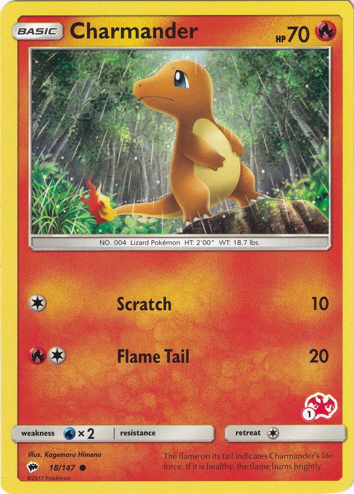 Charmander - 18/147 (#1 Charizard Stamped) card image