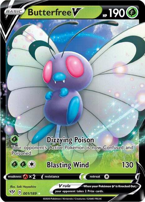 Butterfree V card image