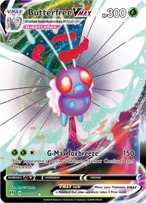 Butterfree VMAX card image