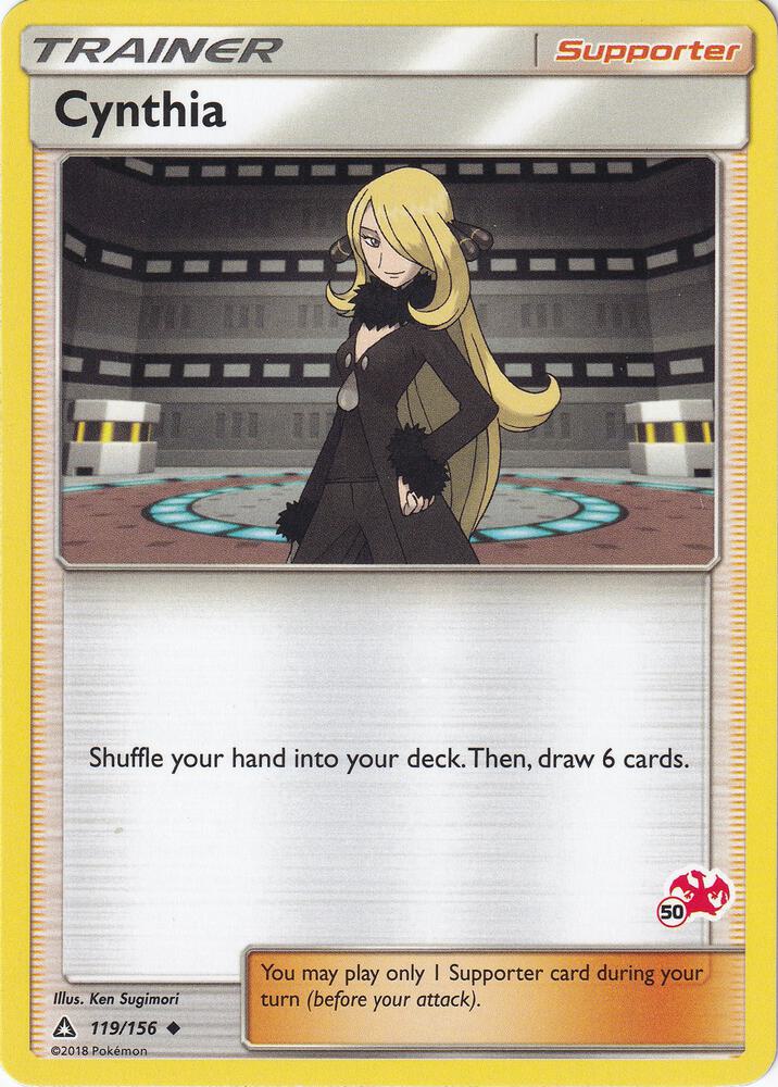 Cynthia - 119/156 (#50 Charizard Stamped) card image
