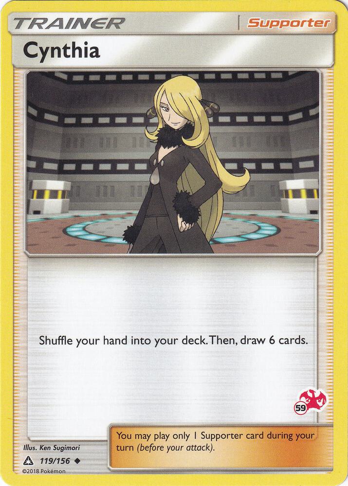Cynthia - 119/156 (#59 Charizard Stamped) card image