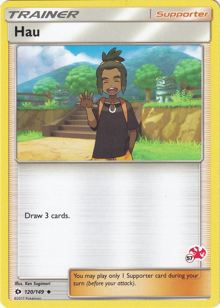 Hau - 120/149 (#57 Charizard Stamped) card image