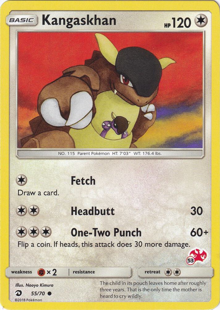 Kangaskhan - 55/70 (#53 Charizard Stamped) card image